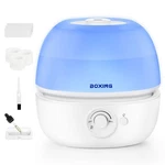 Boxing 3L Top Fill Humidifiers For Bedroom Baby, 20DB Quiet Air Blue Light. Fixed Price $59.85.