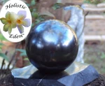 40MM Shungite Sphere + Stand, Emf Protection, Air Purifier Crystal Health Stone. Fixed Price $32.75.