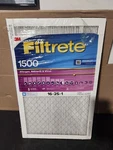 3M Filtrete 16X25X1 Air Filter Mpr 1500 Allergen, Bacteria, Virus Merv 12. Fixed Price $33.70.