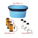 7 Pcs Air + 3 Oil Fuel Filters For Fuso Canter FE125 FE160 FE180 FG4X4. Fixed Price $100.00.