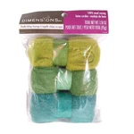 Dimensions Feltworks Roving Trio Pack 1.58OZ Blue & Green New/sealed. Fixed Price $10.95.