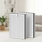 2 Pcs H13 Hepa & Carbon Filter Set For Nuwave Oxypure Air Cleaner - Odor Removal. Fixed Price $39.03.