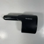 Brookstone Ionic Auto Air Purifier With Power Socket Car Adapter. Fixed Price $5.87.