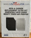 AP-1216-FP Hepa & Carbon 6PC Replacement Filter Set Coway Purifier Free Shipping. Fixed Price $36.00.