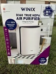 Winix D360 True Hepa 3-STAGE Air Purifier 99.99% Capture 360SQFT 1 Yr Filter Set. Fixed Price $90.00.