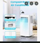 Zafro 8,000 Btu Portable Air Conditioners Cools To 350 Sq.ft, Ac (open Box). Fixed Price $160.00.