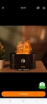 Warm Light Flame Humidifier Home Aromatherapy Essential Oil Air Purifier Cool. Fixed Price $12.00.