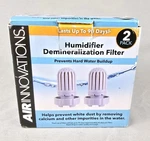 Air Innovations Humidifier Demineralization Filter 2 Pack Hard Water Buildup. Fixed Price $19.00.