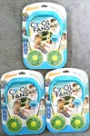 Lot Of 3 Banzai Portable Indoor Outdoor Cooling Fans Rechargeable Speeds. Fixed Price $33.29.
