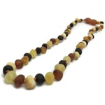 Fast Relief For Teething Baby Naturally 100% Baltic Amber Necklace Raw Multi. Fixed Price $25.00.