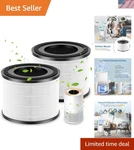 99.97% Efficiency Replacement Filters For Mooka AP-S0610L Air Purifiers, 2-PACK. Fixed Price $34.50.