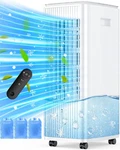 25-INCH Evaporative Air Cooler, Swamp Conditioner W/double Tanks, Sma. Fixed Price $248.99.