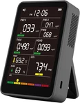 Professional Indoor Air Quality Monitor With Aqi Alarms, Portable Real-time Dete. Fixed Price $376.99.