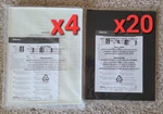 Huge Lot Fellowes Aeramax 290/300/DX95 4 Hepa & Carbon Air Filters 9287201. Fixed Price $90.00.