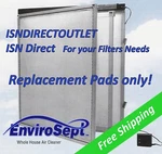 12 Envirosept Electronic Filter Replacement Collector Pads - Free Shipping. Fixed Price $110.00.