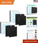 2-PACK H13 Grade Replacement Filters For Renpho Air Purifiers RP-AP001. Fixed Price $75.99.