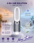 Dyson Pure Hot+cool Heater Fan Air Purifier With Remote HP4B White Warranty. Fixed Price $359.00.