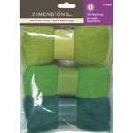 Dimensions Feltworks Roving Trio Pack 1.58OZ-BLUE Green, Set Of. Fixed Price $10.99.