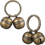 2 Strings 4 Pieces Cat Collar Pet Bells For Loud Brass Dog. Fixed Price $11.40.
