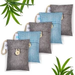 Bamboo Charcoal Air Purifying Bags 5-PACK Odor Eliminator & Moisture Absorber. Fixed Price $11.95.