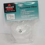 Bissell 32019 Way Featherweight Easy Mate Replacement Vacuum Filters Pack. Fixed Price $16.95.
